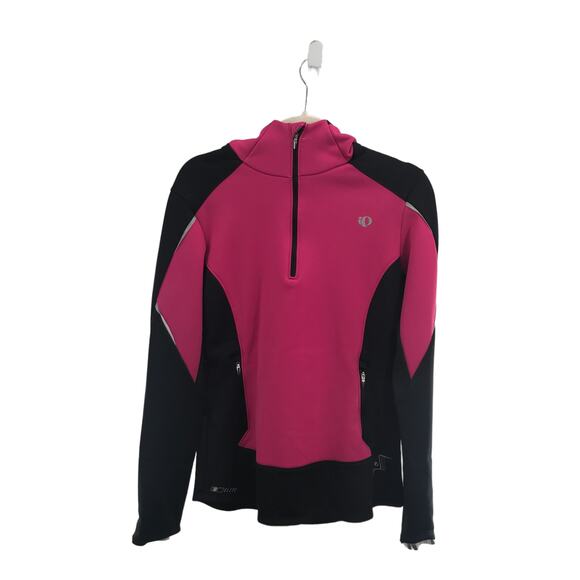 Pearl Izumi Women’s Black Infinity Windblocking Pink Hoody Pullover - Picture 4 of 12